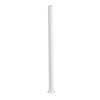 White Metal Fence Post 2 in. X 2 in. X