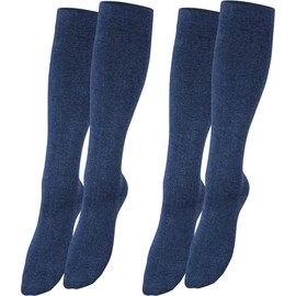 Vitasox Unisex Support Knee Socks Plain - 35/38