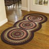 Park Designs Red Folk Braided 30" x 72" Rug Runner