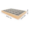 Jewelry Storage Display Trays Multipurpose 24 Grids Jewelry Tray for