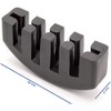 AKORD Rubber 4/4 Practice Mute for Violin - Black