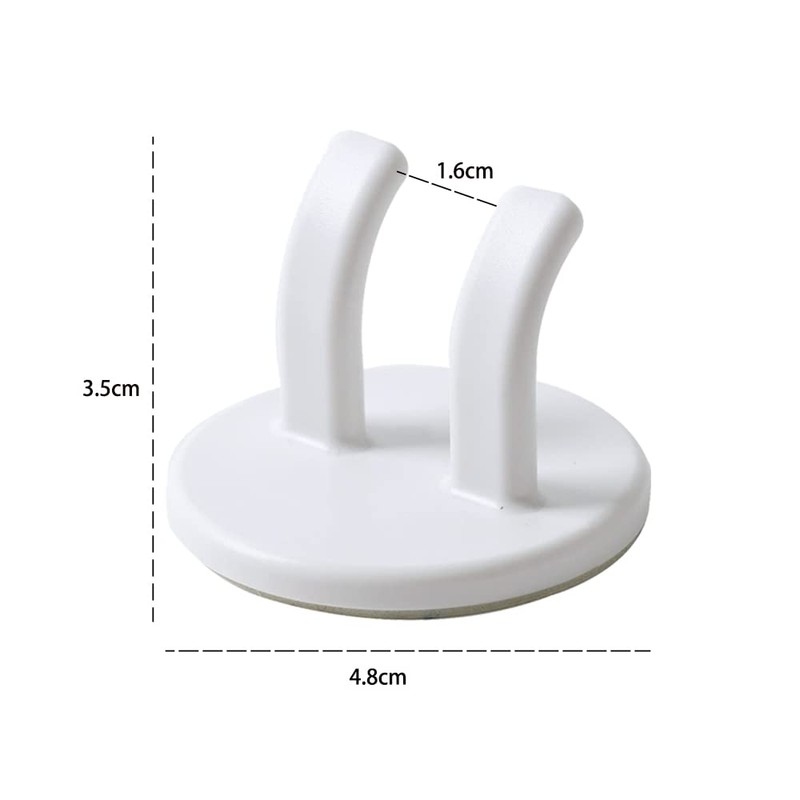MIUPOO Razor Hooks,Power Plug Line Hook,Hook for Shaving Keys, Towel,