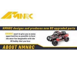 NMNRC Alum Front Rear Suspension a Arm Kit for 1/16 Mini Maxx 4WD RTR RC Car Truck 107154-1 Upgrades Part Black