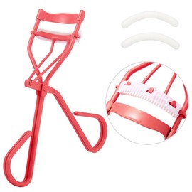 Uranian Eyelash Curlers with Built-in Comb Lash Curler with Comb Eyelash Curler with 2 Silicone Refill Pads Premium Lash Curler Makeup Tool for Women and Girls