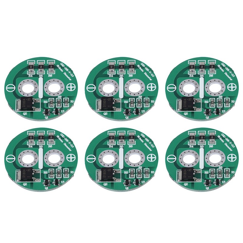6Pcs/Set Super Farad Capacitor 2.5V With Protection Board Module Limit