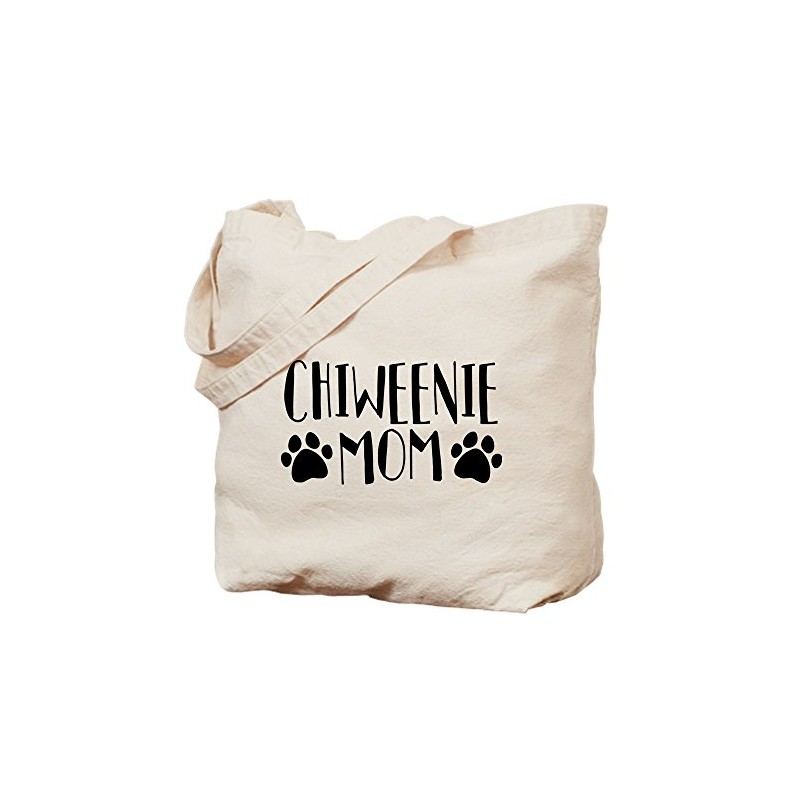 CafePress Chiweenie Mom Tote Bag Natural Canvas Tote Bag, Reusable