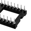 sourcing map 6pcs DIP IC Chip Socket Adaptor 2.54mm Pitch