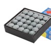50Pcs Snooker Pool Cue Tips Grade A Leather Billiard Cue