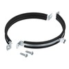 PATIKIL Split Ring Pipe Hanger, 2Pcs 6"(150mm) Zinc Plated Iron