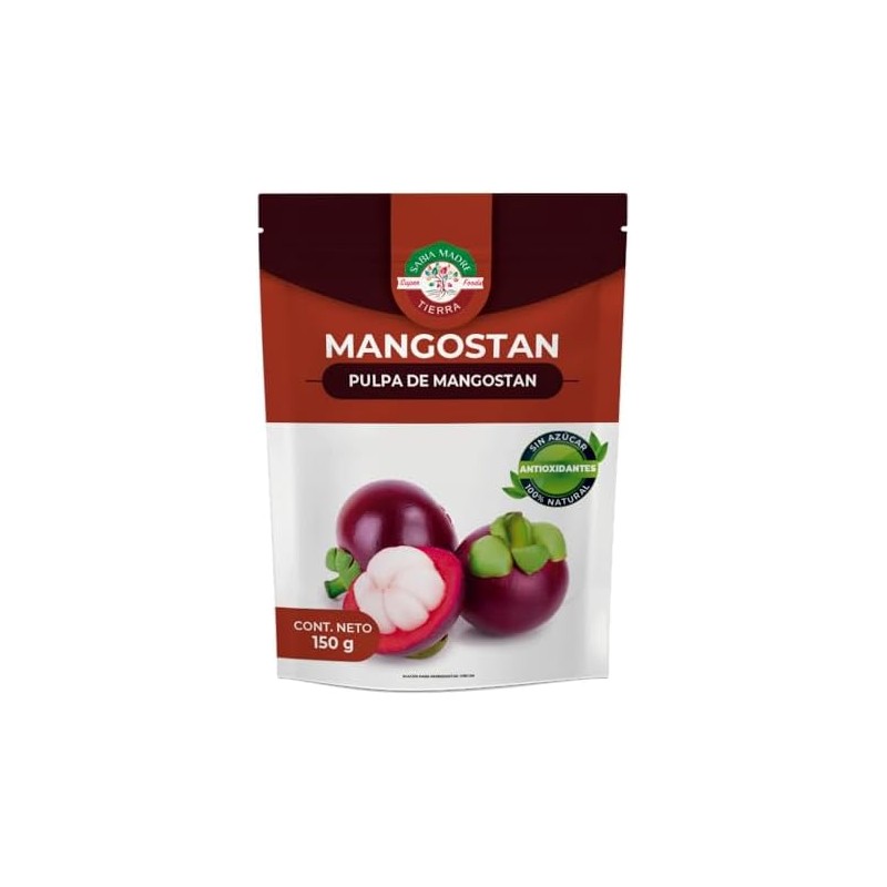 SABIA MADRE TIERRA Mangostán orgánico, 100% pulpa de mangostán, sin
