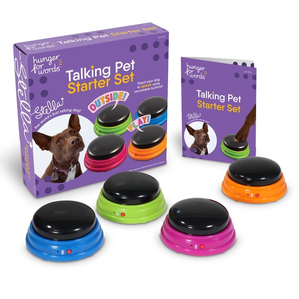 Hunger for Words Talking Buttons Starter Set - Recordable Buttons