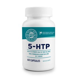 Vimergy 5-HTP Capsules, 60 Servings – Helps to promote healthy mood balance - Vegan, Non-GMO, Gluten-Free, & Paleo