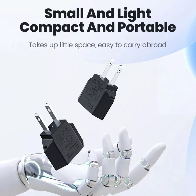 Unbranded European EU To US American Adapter Plug Converter -