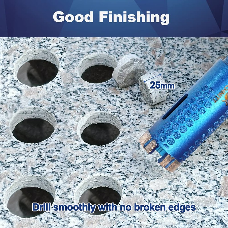 Diamond Core Drill Bit,BRSCHNITT 2 Inch Laser Welded Diamond Hole