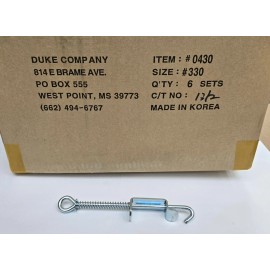 Duke (PACK 6) Duke 330 Body Grip Traps w/Safety Tool, 0430 Beaver Coyote Bobcat