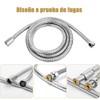 3 Metros Manguera de Ducha Larga Acero Inoxidable Flexible G1