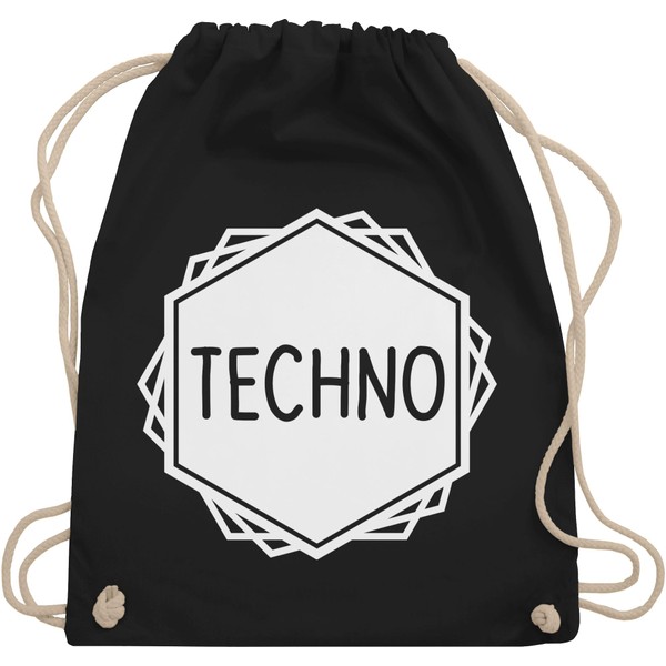 Shirtracer - Gym Bag Backpack - & Concert - Techno