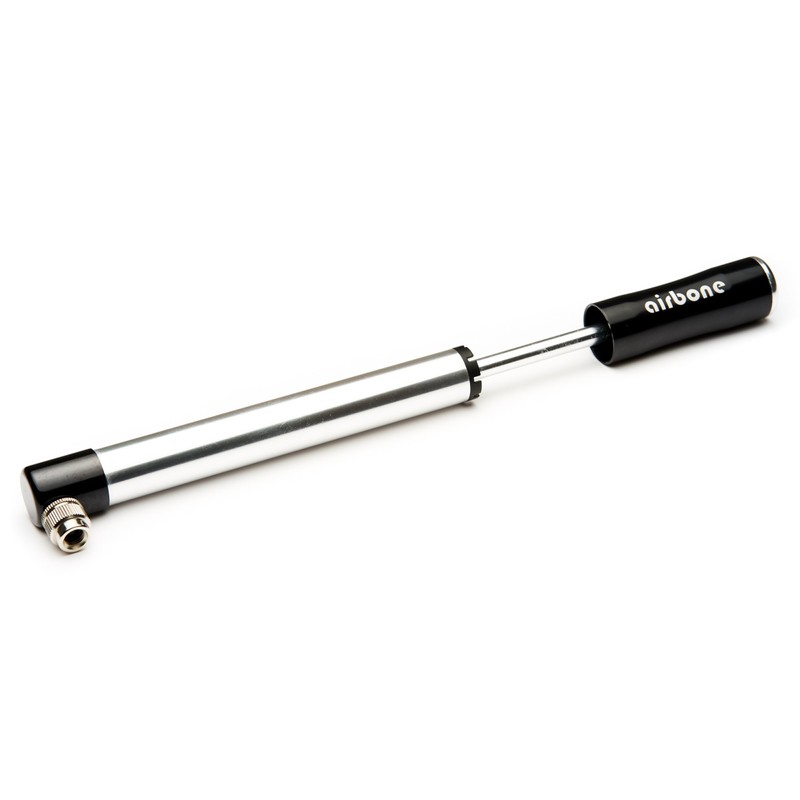 EyezOff Airbone EZ505 Black Aluminum Bicycle Pump 130PSI, Schrader/Presta Hand