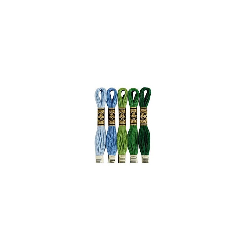 DMC 117-813 6 Strand Embroidery Cotton Floss, Light Blue, 8.7-Yard