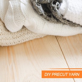 BESPORTBLE Latch Hook Yarn Pre- Cut Rug Yarn 30 Rolls Knitting Crafts Yarn Soft Crochet Yarn Colorful Sewing Replace Yarn Threads for Making Pillowcases Blankets