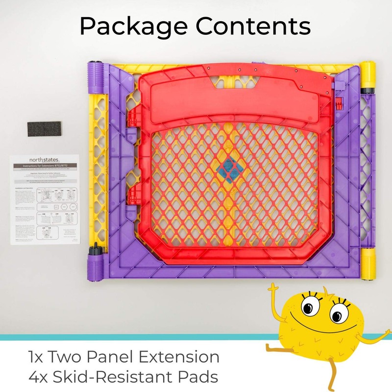 Toddleroo by North States Superyard Colorplay Ultimate 2 Panel Extension,
