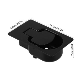 Garneck Replacement Aluminium Alloy Handle for Recliner Chair - Sofa and Chair - Hand Adjustable Release Handle - Easy Assembly 1 Piece in Elegant Black