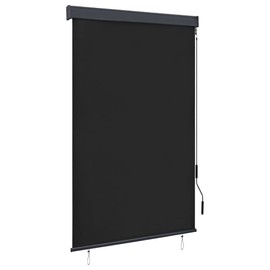 TREATLIFE HOME Outdoor Roller Blind 47.2"x98.4" for Patios and Gardens, Hand Crank Mechanism, Durable Fabric, Anthracite