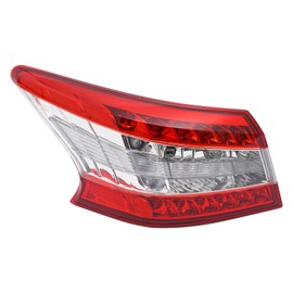 LED Taillights Assembly for Nissan Sentra 2013 2014 2015 Left Driver Side Outer Rear Brake Tail Lamps Assembly 265553SG0A (Left Driver Side)
