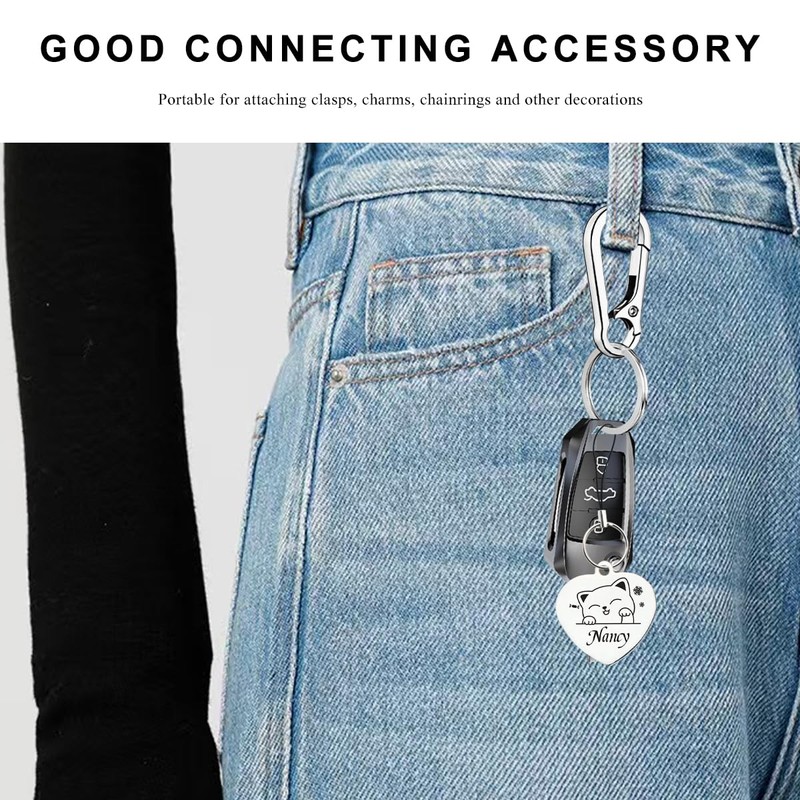 MUQIDA 2 PCS Car Key Chain, Model S 3 X