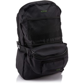 Korjo Rucksack Foldaway, Travel Rucksack, Shrinks When Folded, Portable, Black