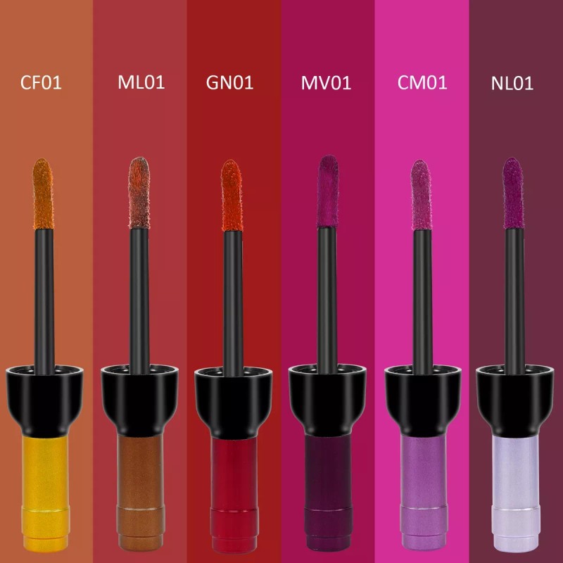 Aliver Gloss Labios Larga Duración Impermeable Efecto Mate Kit Pack