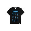 ThePyjamaFactory Brand Boys Emote Legend Dance Gaming Pyjamas Black Blue