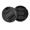 ZZJMCH 2 Pack 55mm Center Pinch Front Lens Cap, Extra