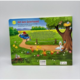 Schau, da kommt der Osterhase!: Ein Mitmachbuch für die Osterzeit mit 5 Schiebern für Kinder ab 2 Jahren