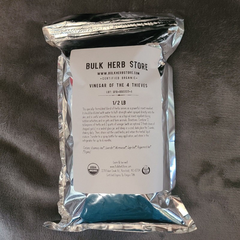 Bulk Herb Store Vinegar of the 4 Thieves Organic Bulk
