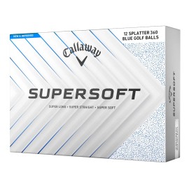 Pelotas De Golf Callaway Supersoft 2025 Blue Splatter