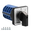 Baomain 40A Rotary Cam Changeover Switch AC 660V 3 Positions