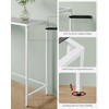 VASAGLE Entryway Table, Console Table, Tempered Glass Tabletop, Modern Sofa