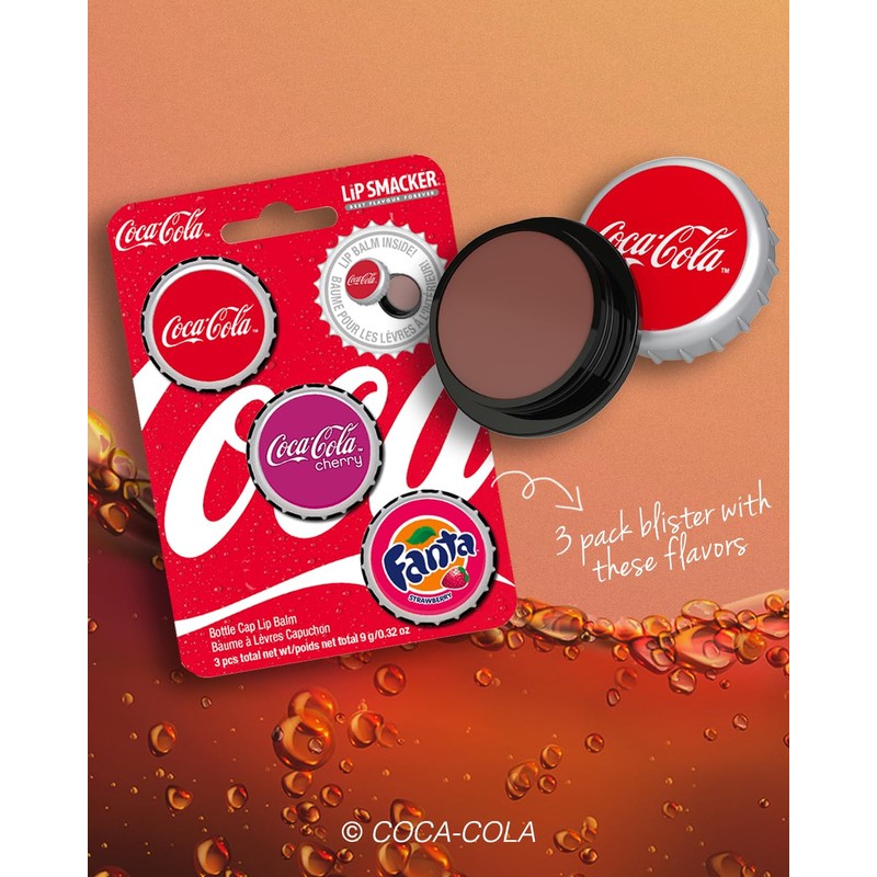 Lip Smacker Coca Cola Collection - Moisturizing, Soothing Coke Bottle