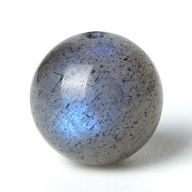 100 pieces natural stone beads, 10 mm, grey moonstone, round, loose gemstone, energy healing beads, hole size 1 mm, DIY smooth beads for bracelet, necklace, earrings, jewellery making