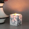 Genuine Calacatta Viola Marble Toothbrush Holders for Bathroom, Natural Marble