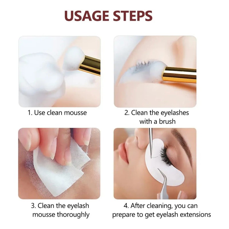 Kit Lashistas Para Aplicación Extensiones De Pestaña Rosa