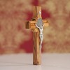 KASSIS Olive Wood St. Benedict Cross for Hanging Benedict Cross