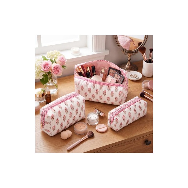 Cosmetic Bag Organizer Travel, Compact Lightweight Accessory for Travel and