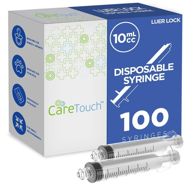 Care Touch CTSLL10 10mL Syringe Only - Luer Lock Syringe