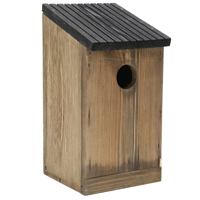 Wooden Pet Bird Nests House Nesting Box Birdhouse Accessories for