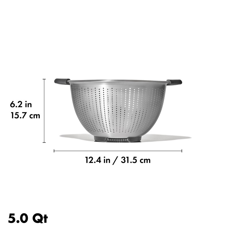 OXO Good Grips Stainless Steel 5 qt./ 4.7 L Colander
