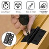 6PCS Black Hinges, Butt Hinges, 2.5 inch Black Hinge with