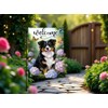 Australian Shepherd Spring Summer Garden Flag 12x18 Double Sided