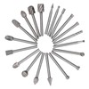 20Pcs High Speed Steel Rotary File DIY Grinding Head Set